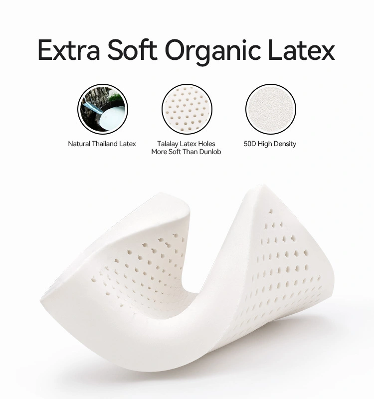 Neck Support Latex Ergonomic Pillow